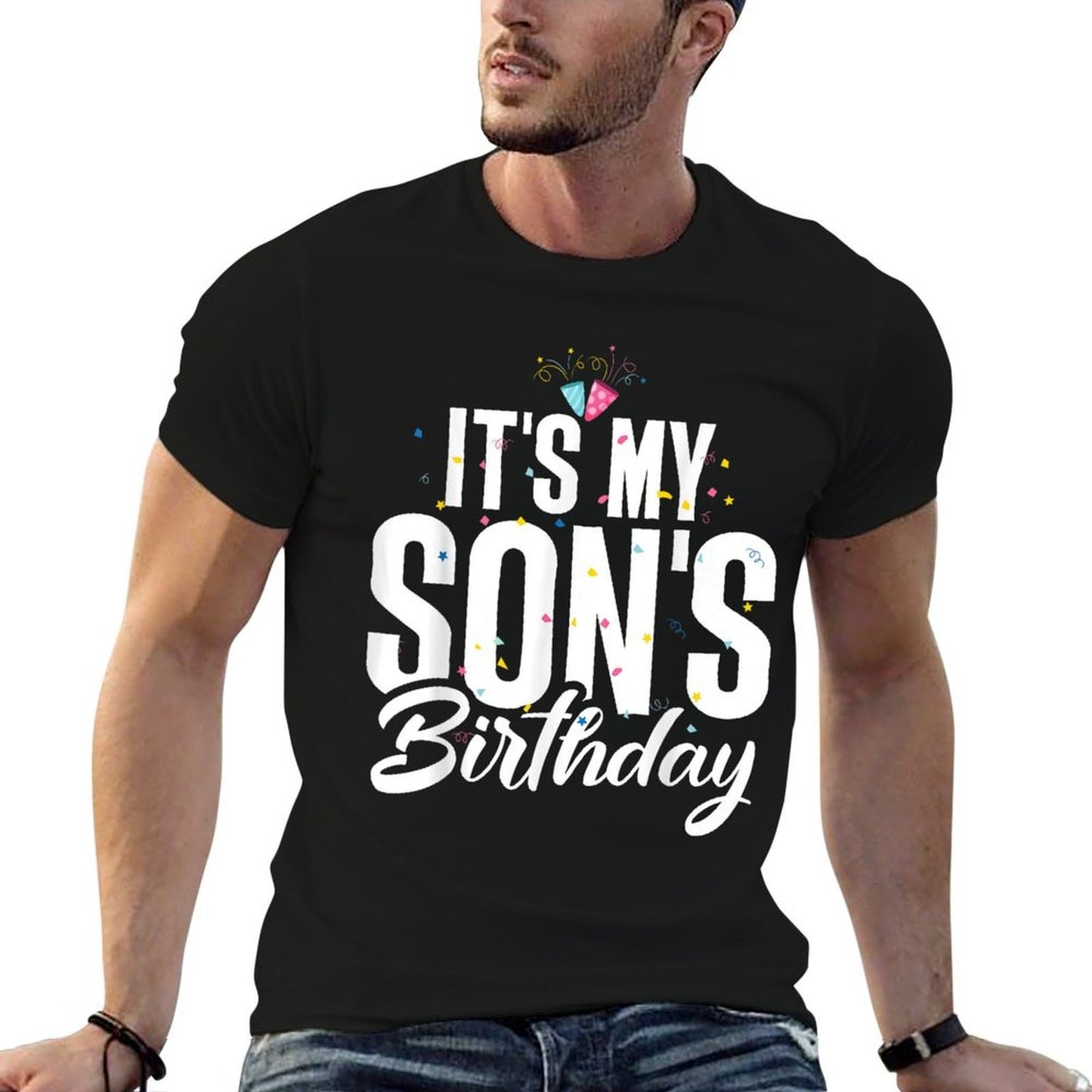 Its My Sons Birthday  Trendy Pattern T-Shirt