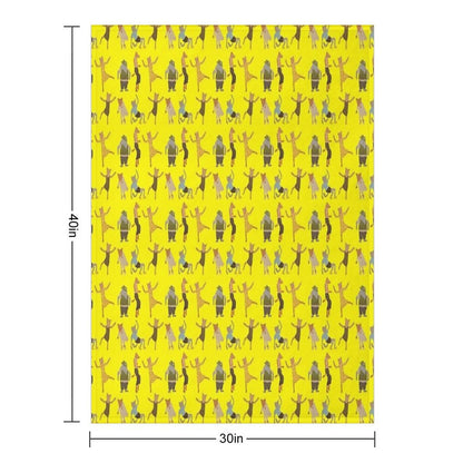 Let Her Dance Plush Throw Blanket