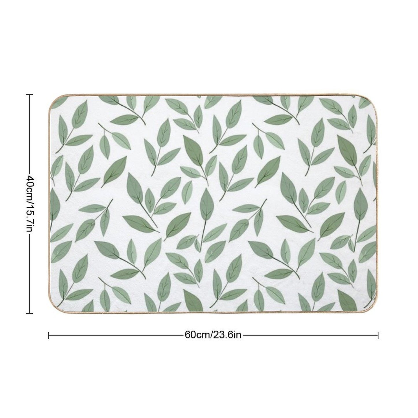 Delicate Foliage  Multi-Purpose Bath Mat