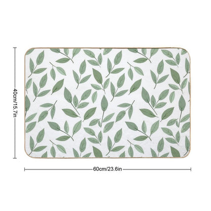 Delicate Foliage  Multi-Purpose Bath Mat