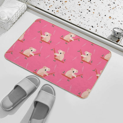 Koala Party  Long-Lasting Bath Mat