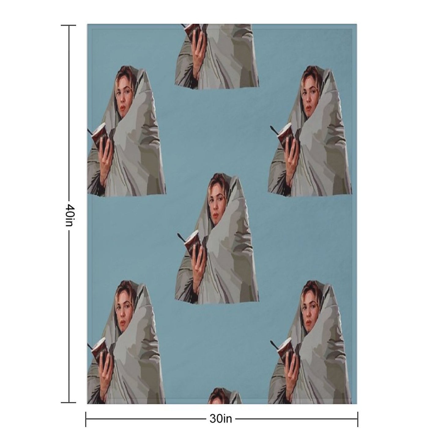 Bridget Jones Gift-ready Throw Blanket