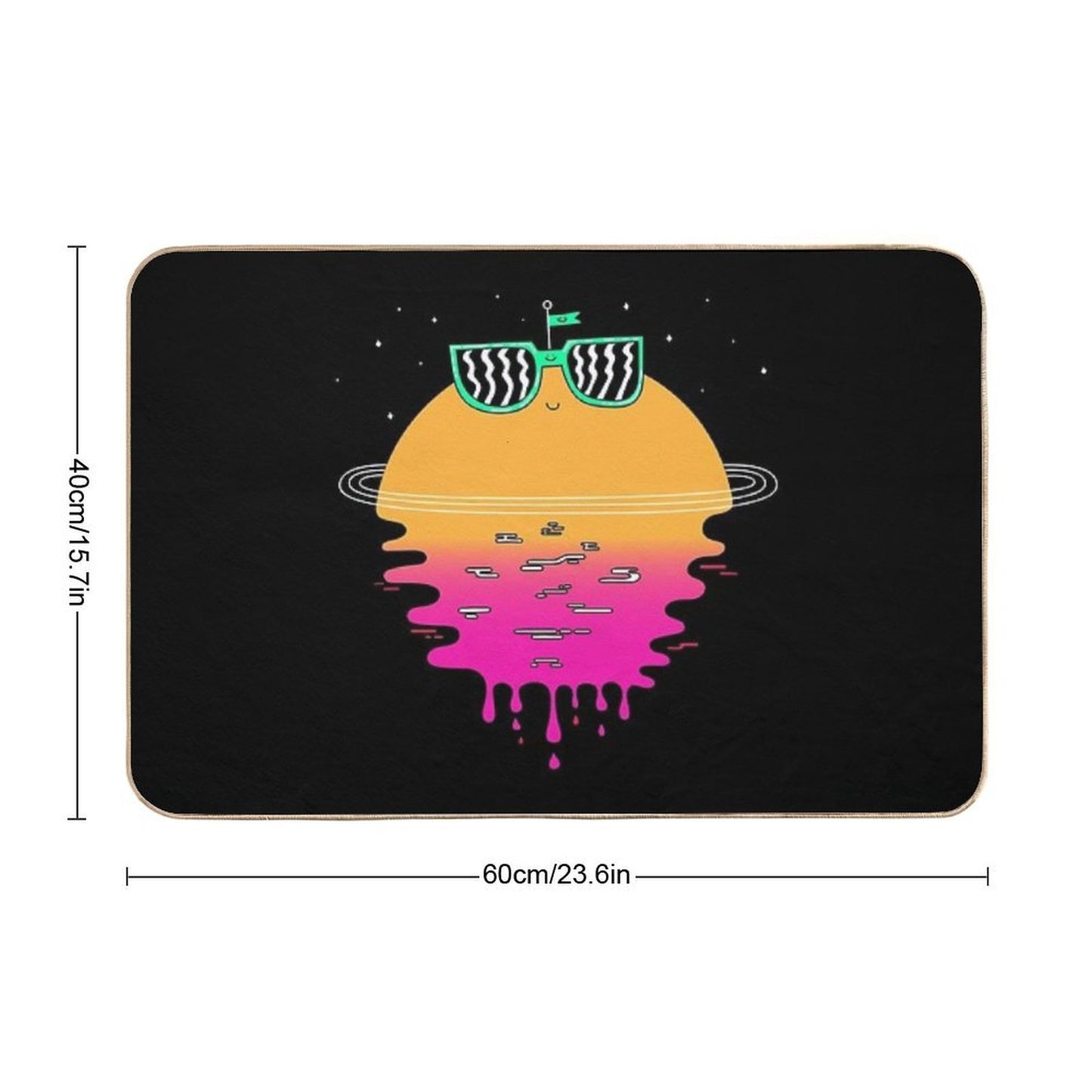 Happy Sunset  Eco-Friendly Bath Mat