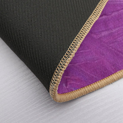 Magenta Arcs  Fade-Resistant Bath Mat
