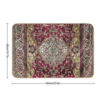 Farahan Arak West Persian Silk Rug Print  Multi-Purpose Bath Mat