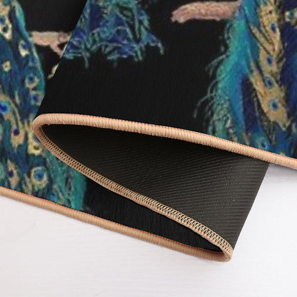 Vintage Peacock  Odorless Bath Mat