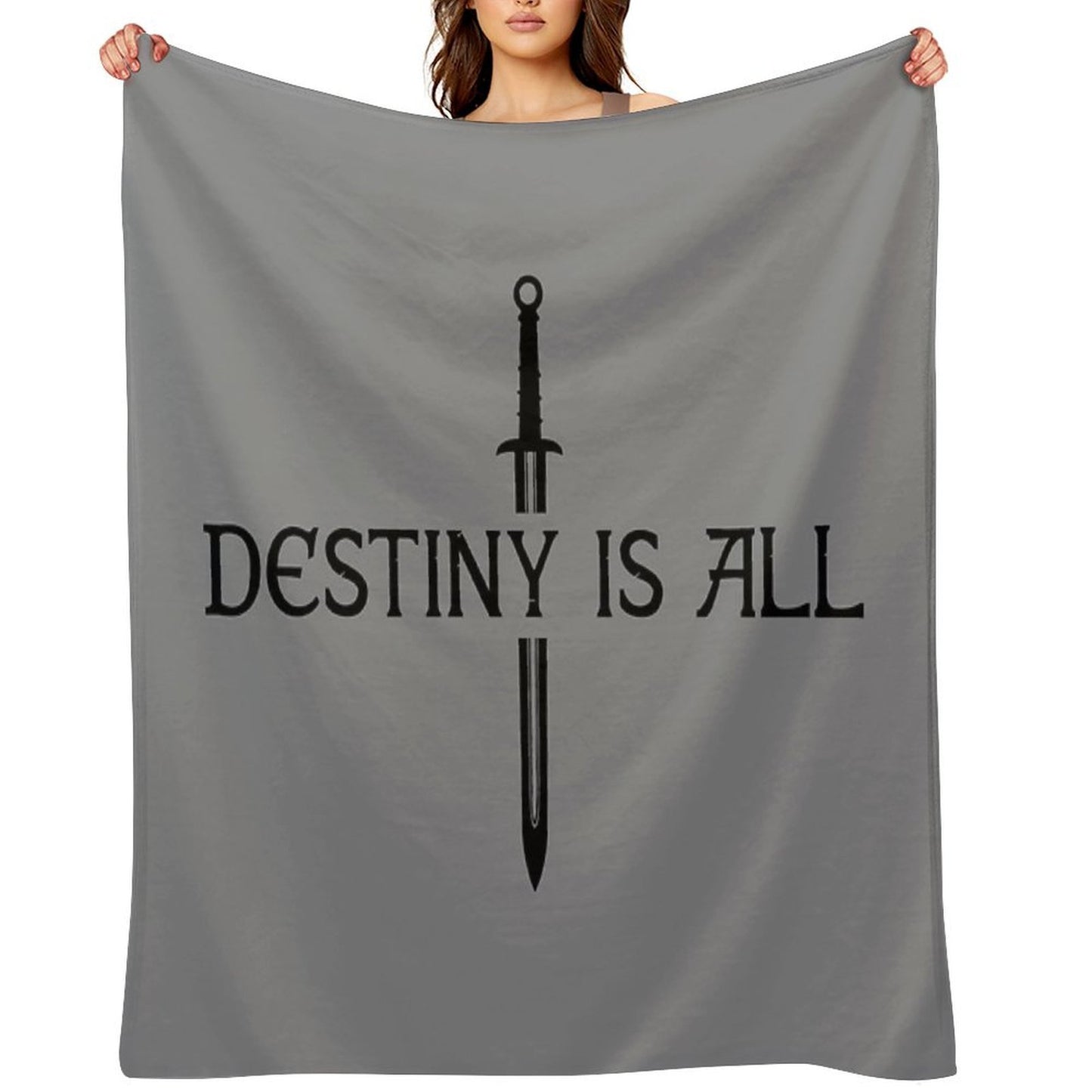 The Last Kingdom - Destiny Is All Sustainable Throw Blanket
