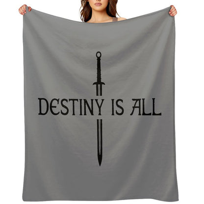 The Last Kingdom - Destiny Is All Sustainable Throw Blanket