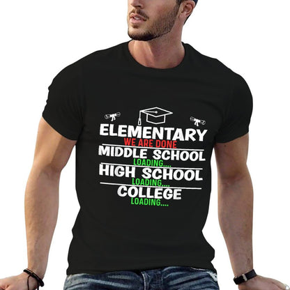 Elementary Graduation Class 2024 5th 6th Grade Graduate  Soft T-Shirt