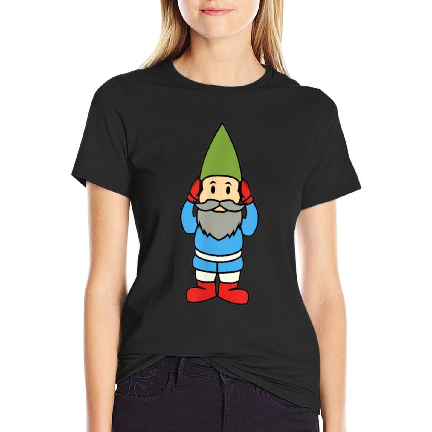 Funny Winter Lawn Garden Gnome  Trendy Pattern T-Shirt