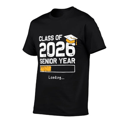Class of 2026 Senior Year Loading Funny Senior 2026  Affordable Price T-Shirt