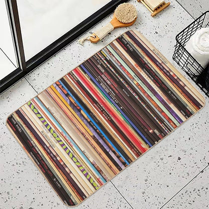 Indie Rock Vinyl Records  High-Traffic Bath Mat