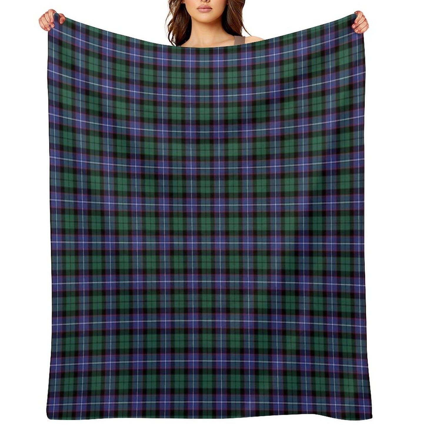 Clan Mitchell Tartan Multi-functional Throw Blanket