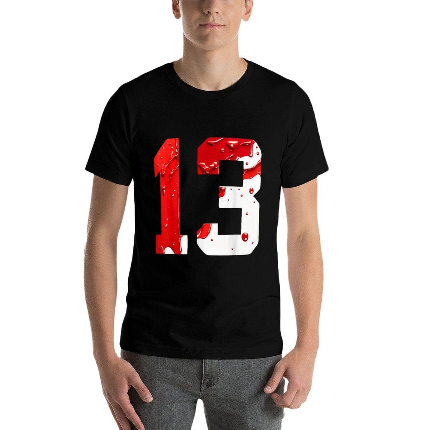 NUMBER 13 YEARS OLD 13TH BIRTHDAY  Eco-friendly Material T-Shirt