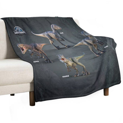 Raptor Squad Travel-friendly Throw Blanket
