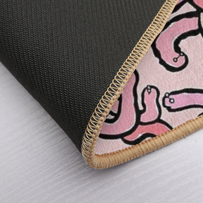 A Tangle of Worms Durable Bath Mat
