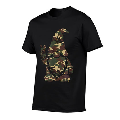 Hello Hunting Season Christmas Camouflage Camo Gnome Lover  Breathable T-Shirt