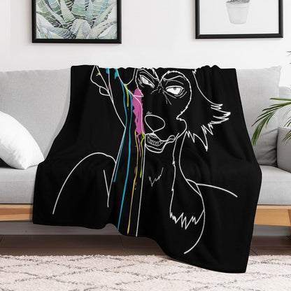 Paint Shrink-resistant Throw Blanket