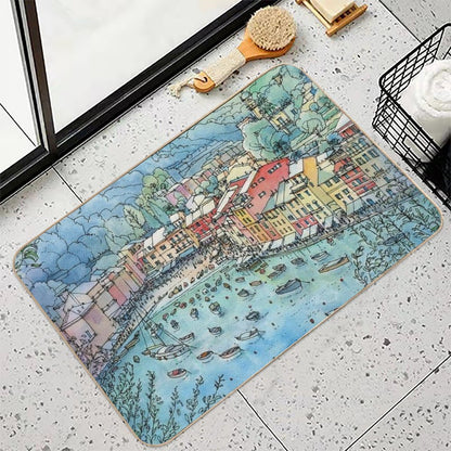 Portofino, Italy  Eco-Friendly Bath Mat
