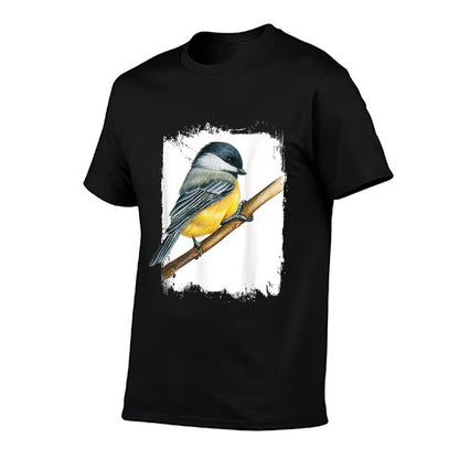 Beautiful Birds Animal Gift Vintage Bird Watcher Birding Birdwatching - Womens Black Small Classic Fit Crew Neck  Cotton T-Shirt