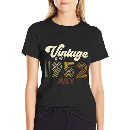 Vintage Since July 1952 Retro 70th Birthday  Eco-friendly Material T-Shirt