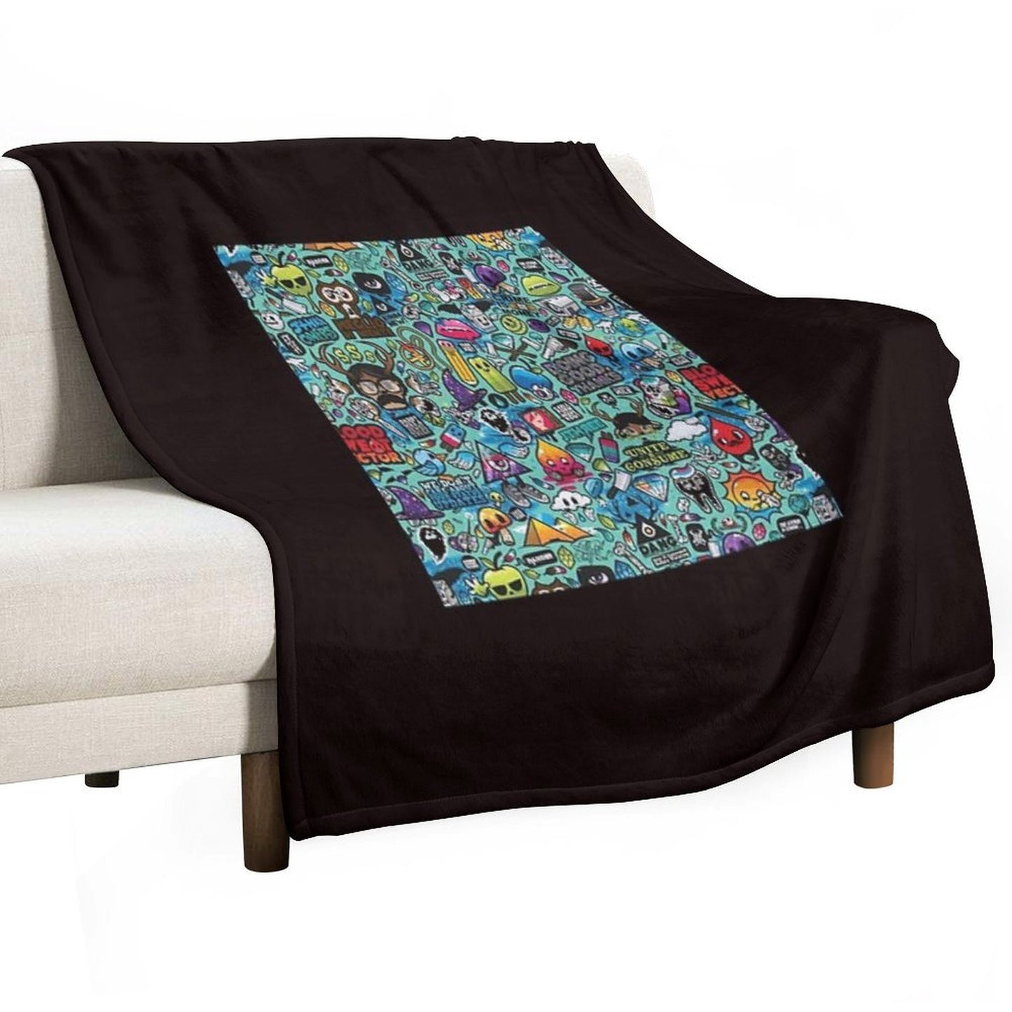 Cartoon Quick-dry Throw Blanket