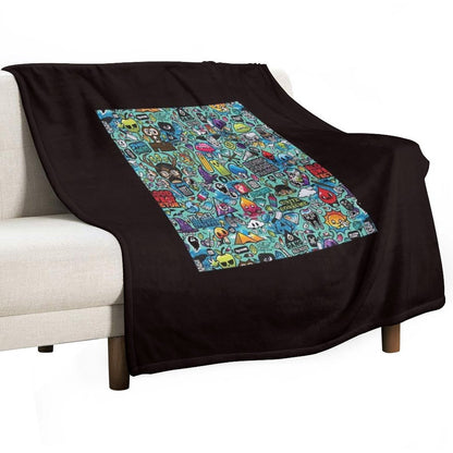 Cartoon Quick-dry Throw Blanket