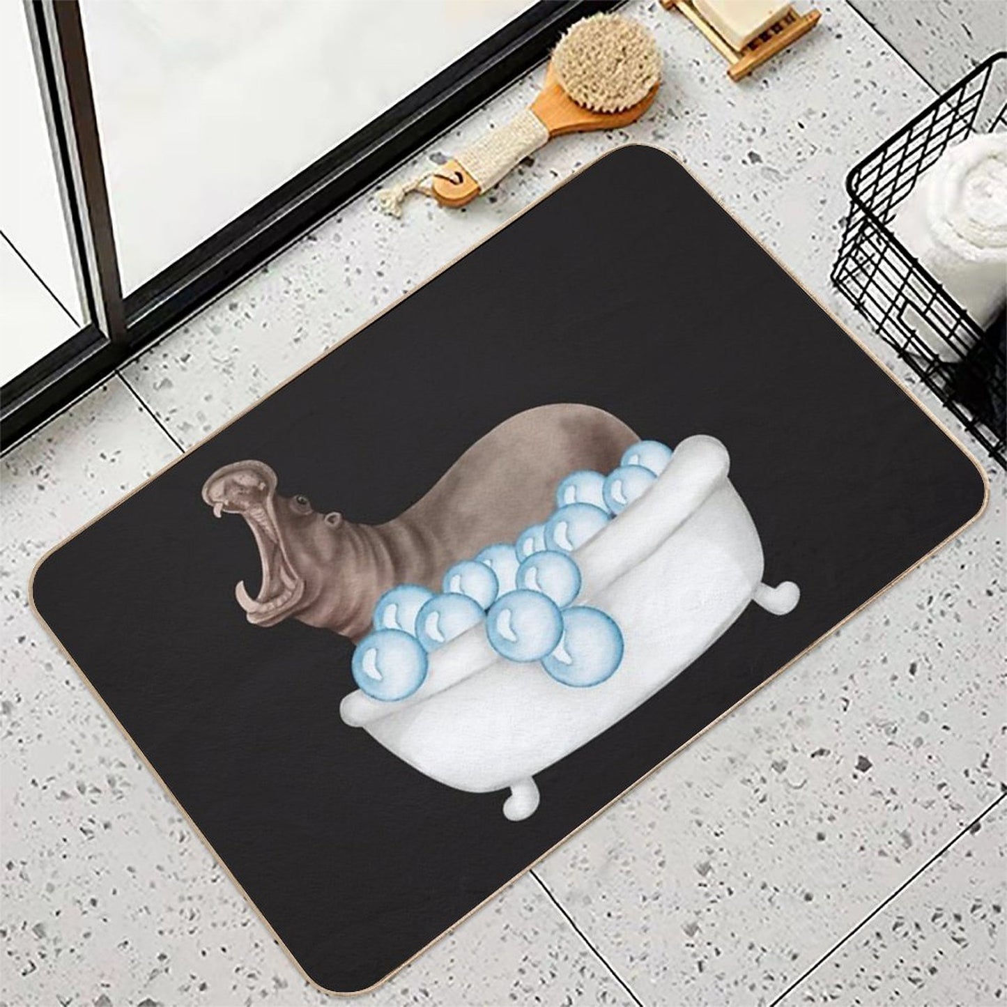 Popo Time! Durable Bath Mat