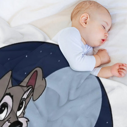 Lady And The Tramp Premium Throw Blanket