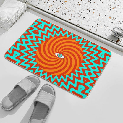Hypnotic Eye  Pet-Safe Bath Mat