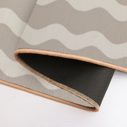 Abstract Print  Slip-Resistant Bath Mat