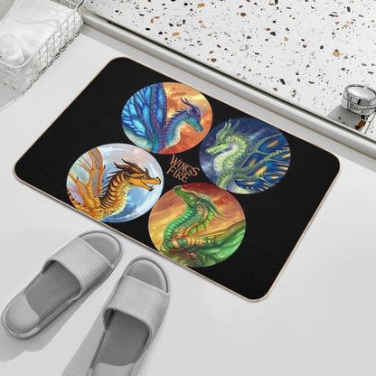 Wings of Fire - Heroes of The Lost Continent  Absorbent Bath Mat