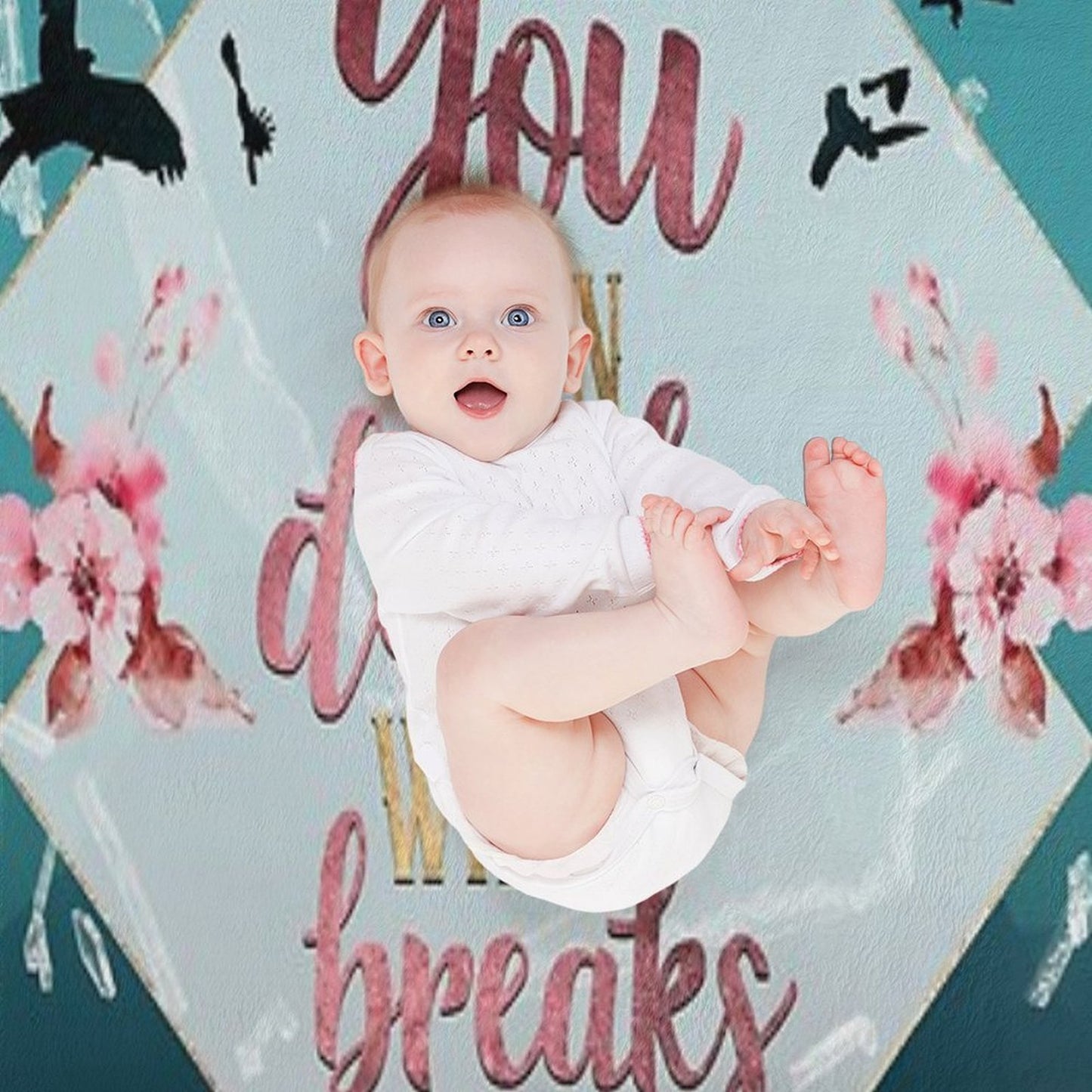 Only You Can Decide What Breaks You Versatility Throw Blanket