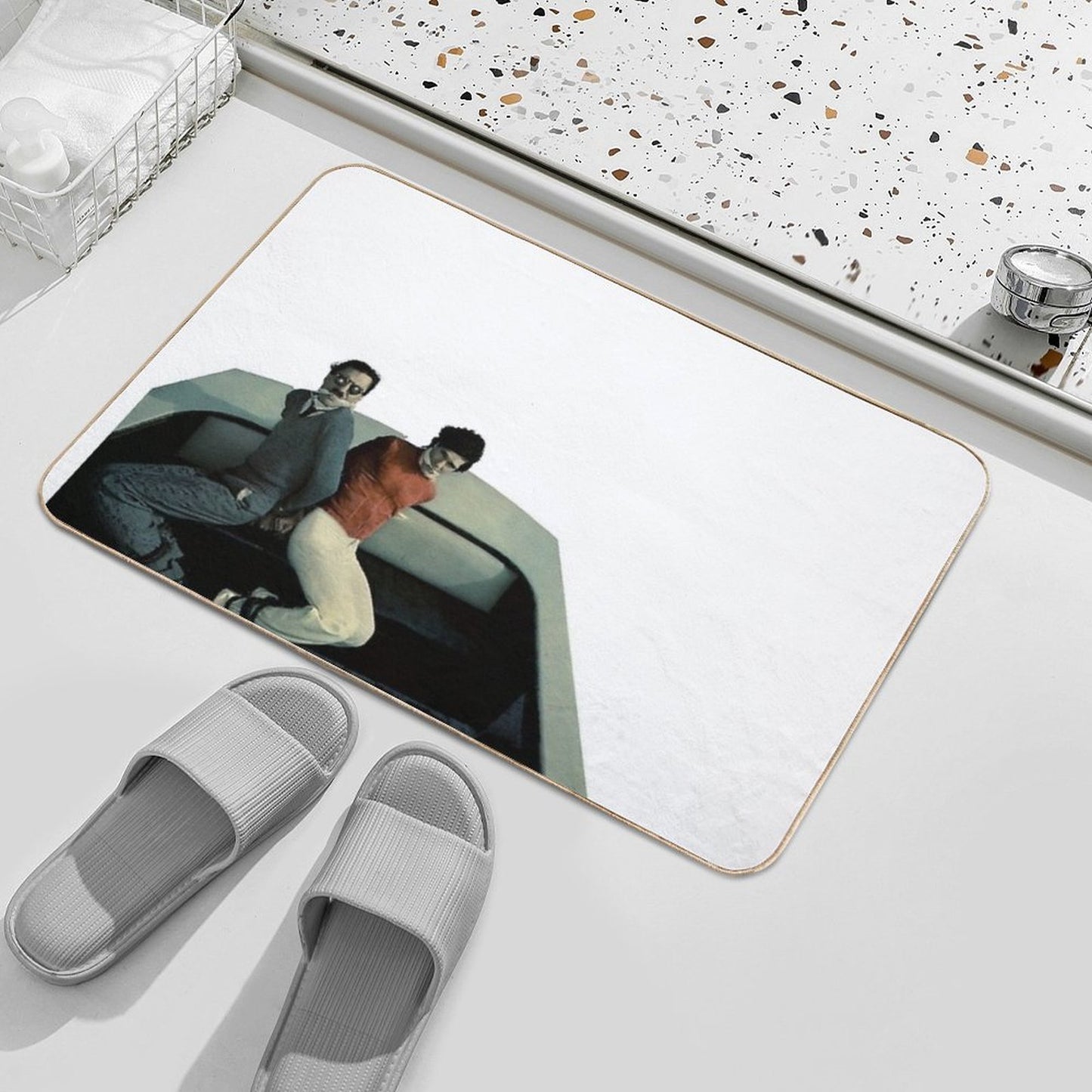 Sparks Mael Propaganda 2  Easy To Clean Bath Mat