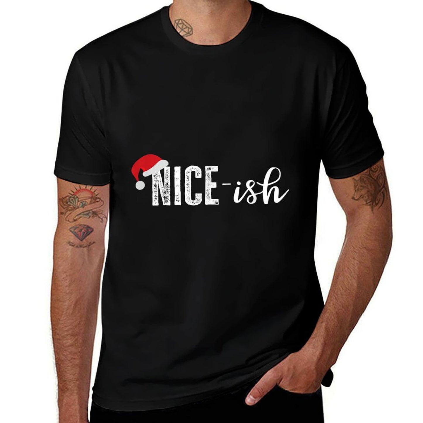 Niceish Xmas Santa - Nice Ish  Quick-drying T-Shirt