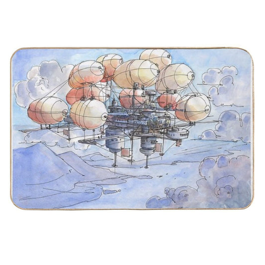 La Citta' Mongolfiera  Easy Maintenance Bath Mat