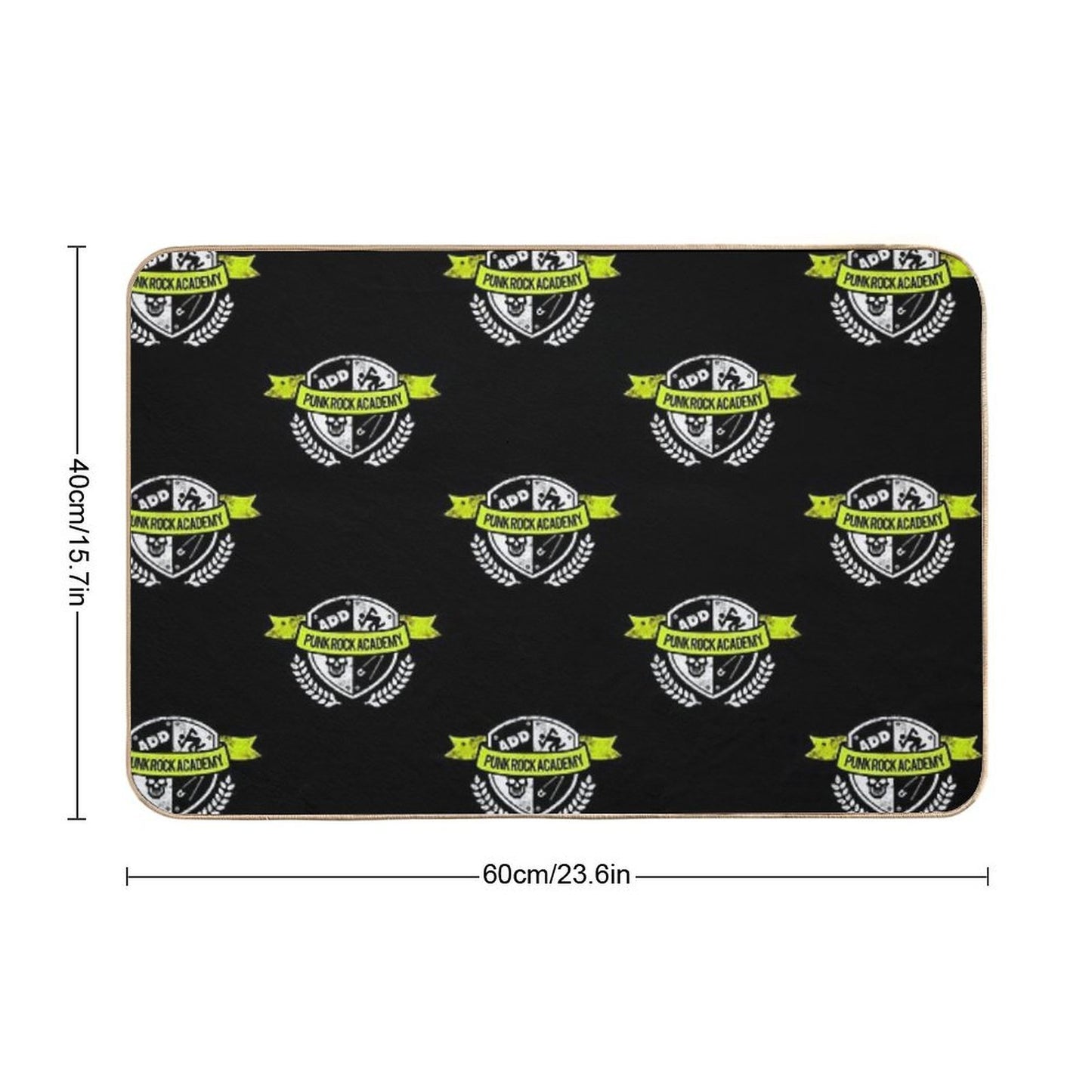 Punk Rock Academy  Non-Slip Bath Mat