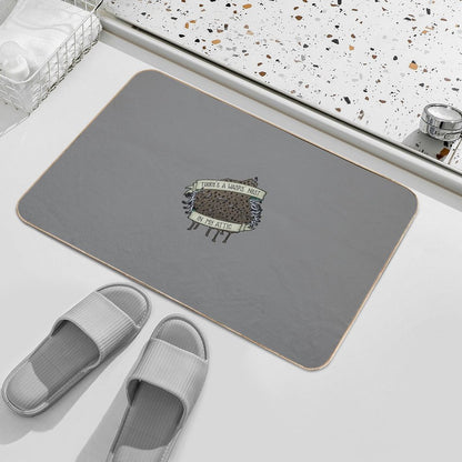 There's A Wasps' Nest in My Attic  Eco-Friendly Bath Mat