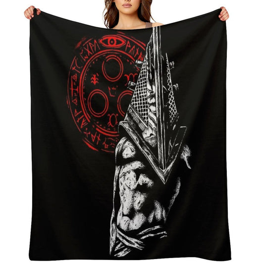 Chain Link And Fog Wrinkle-free Throw Blanket