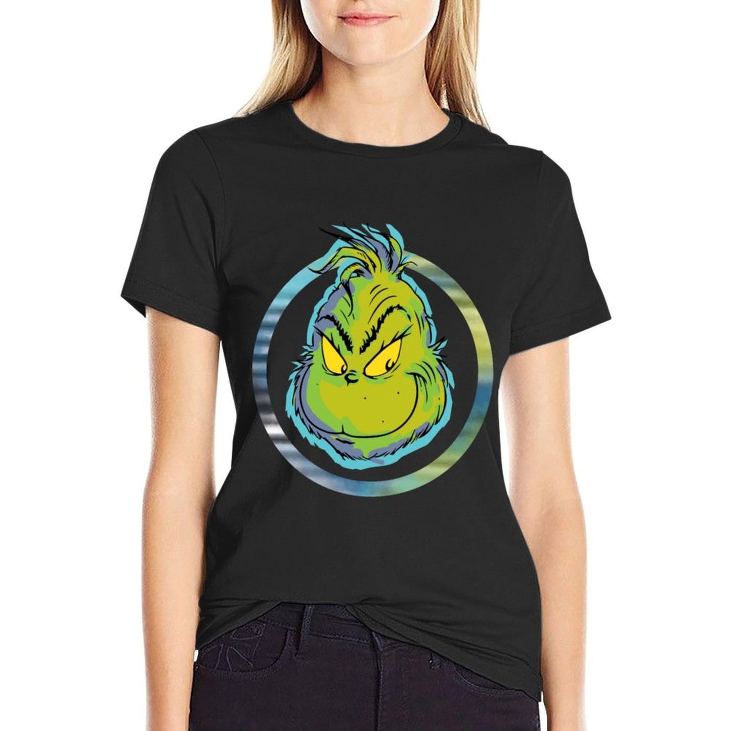Dr. Seuss Watercolor Grinch  Quick-drying T-Shirt
