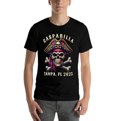 Gasparilla 2025 Pirate Festival Tampa FL  Wrinkle-resistant T-Shirt