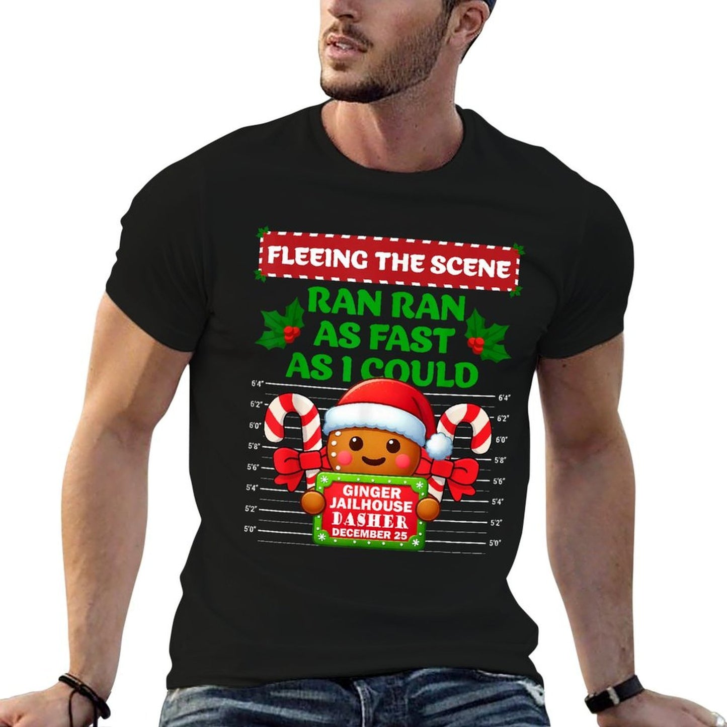 Funny Gingerbread Inmate Christmas Matching Family Group Set  Soft T-Shirt