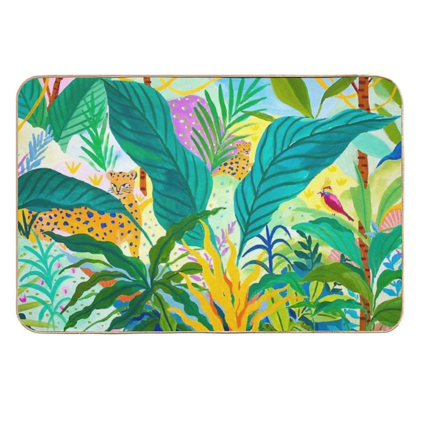 Paradise Jungle  Easy To Clean Bath Mat