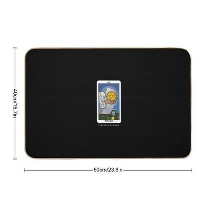 Ace of Pentacles  Easy Maintenance Bath Mat