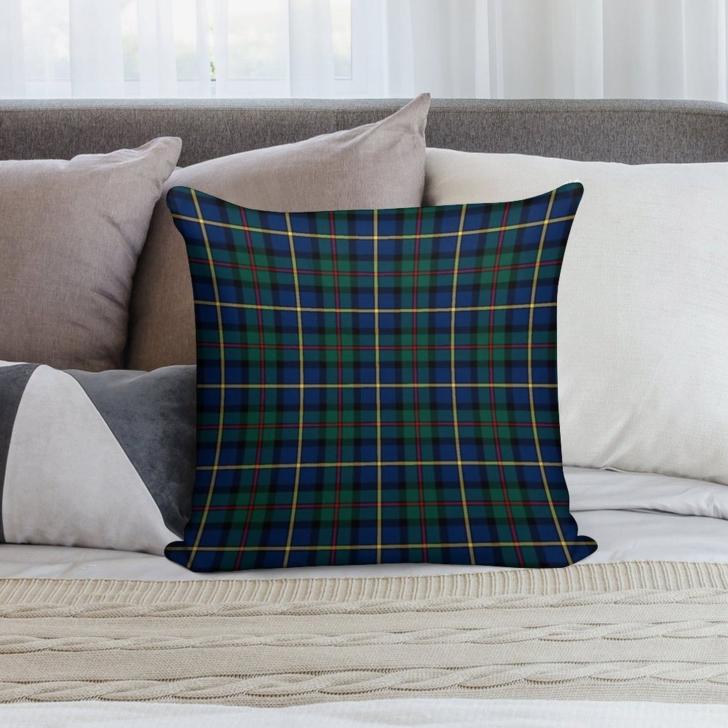 Clan MacLeod of Skye Tartan Soft Style Accent Throw Pillow