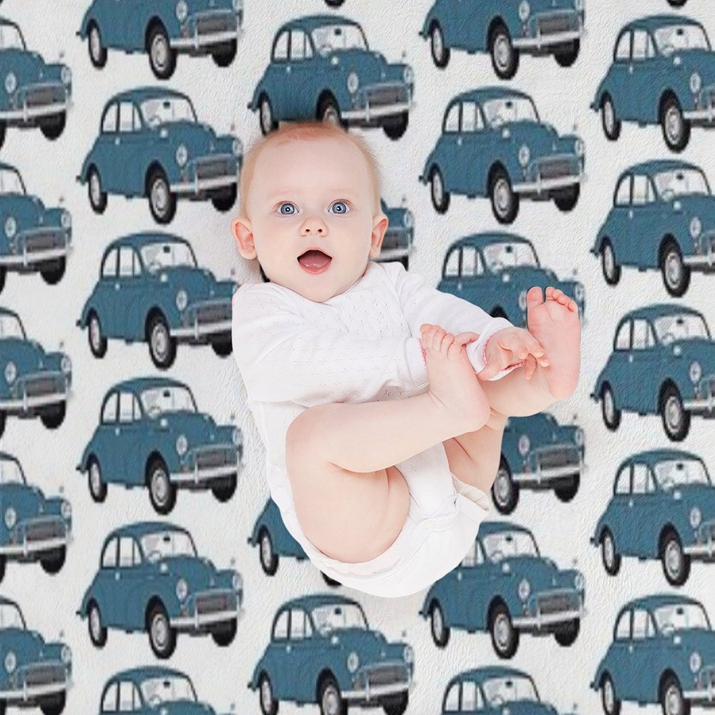 Morris Minor All-season Throw Blanket