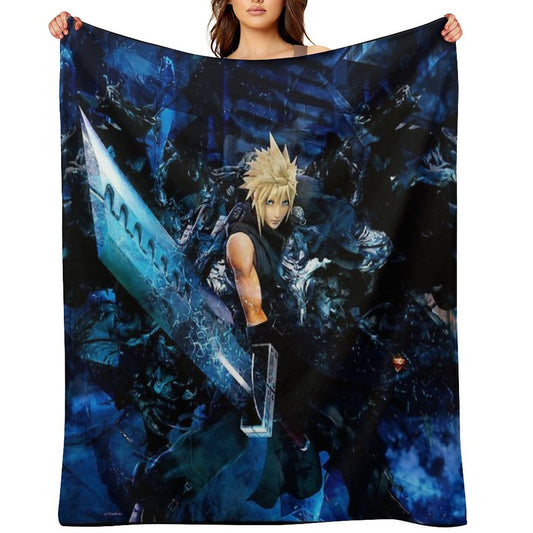 Big Sword Soldier Versatility Throw Blanket