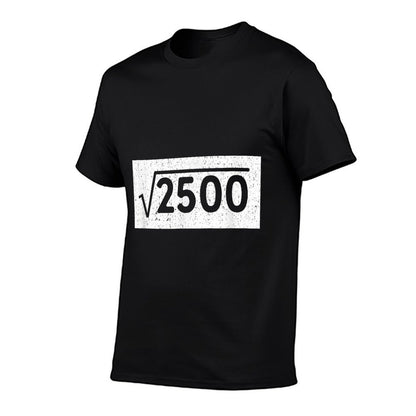 Square Root of 2500 Funny 50th Birthday Gifts  Classic T-Shirt