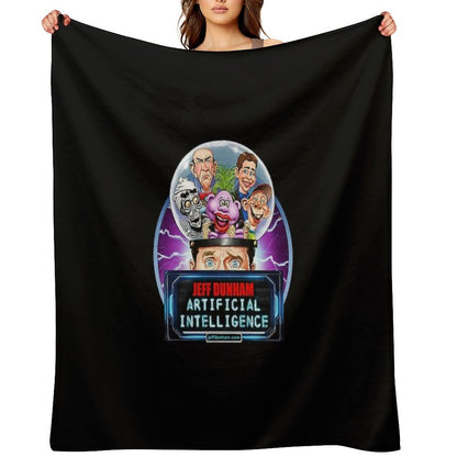 Jeff Dunham Artificial Intelligence Comfort Throw Blanket