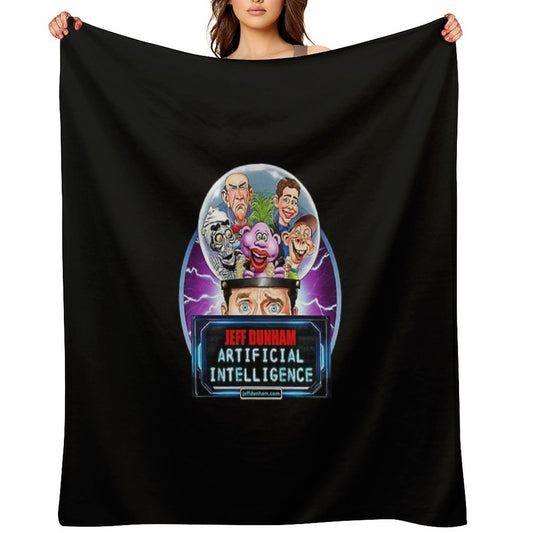 Jeff Dunham Artificial Intelligence Comfort Throw Blanket
